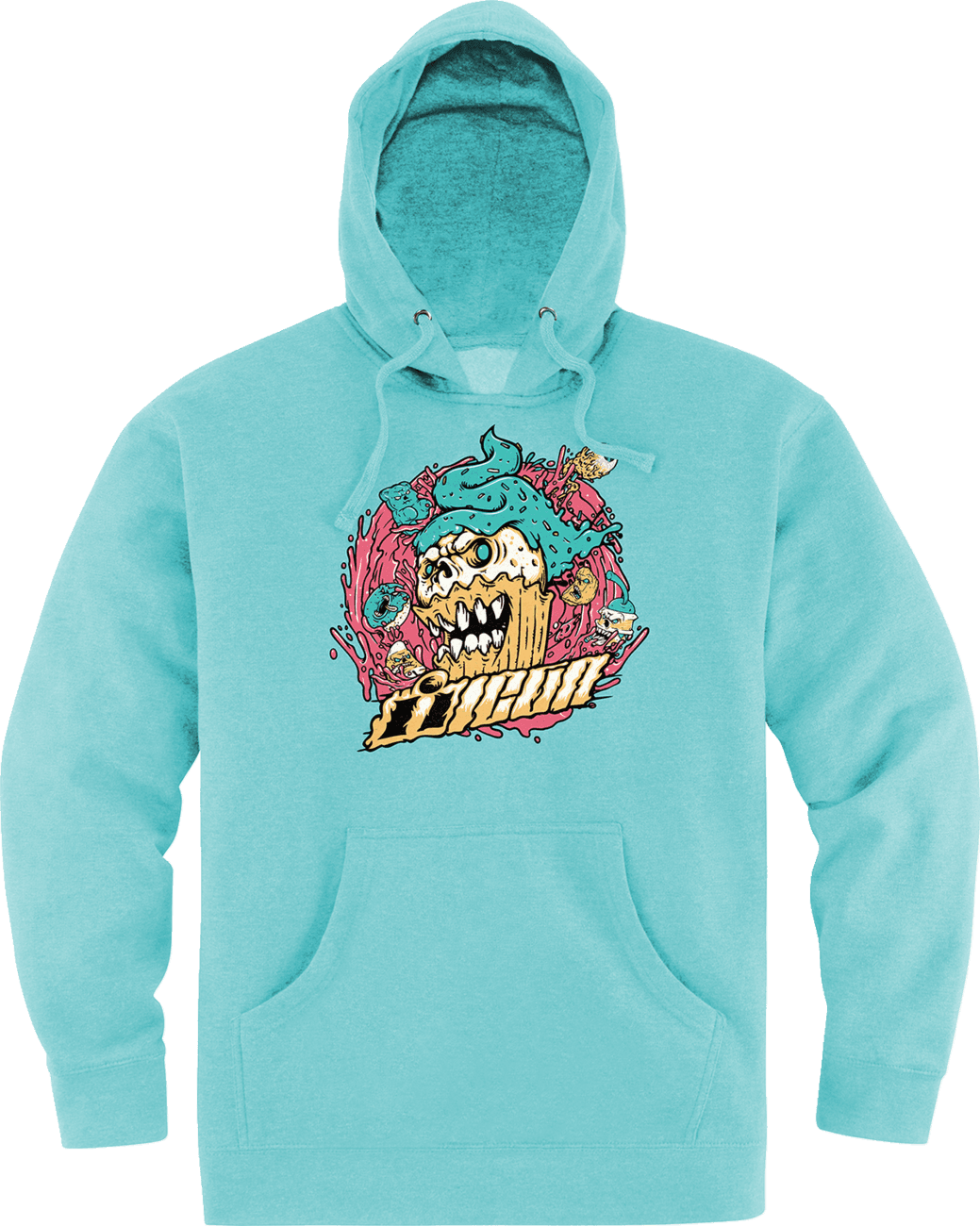 ICON 3050-6875 Snack Attack™ Hoodie - Mint - Large