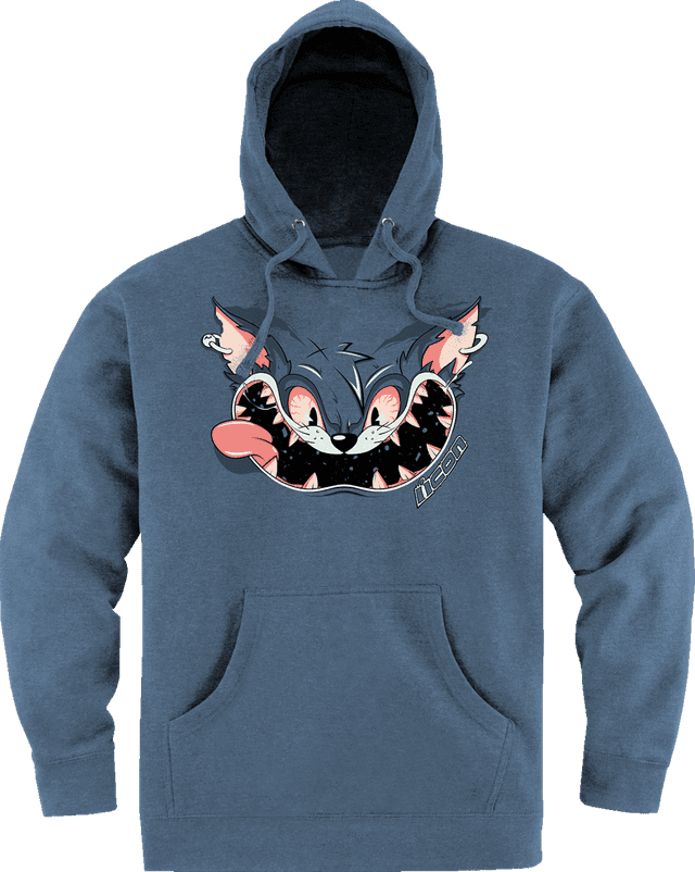ICON 3050-6936 Nine Lives™ Hoodie - Storm Blue - 3XL