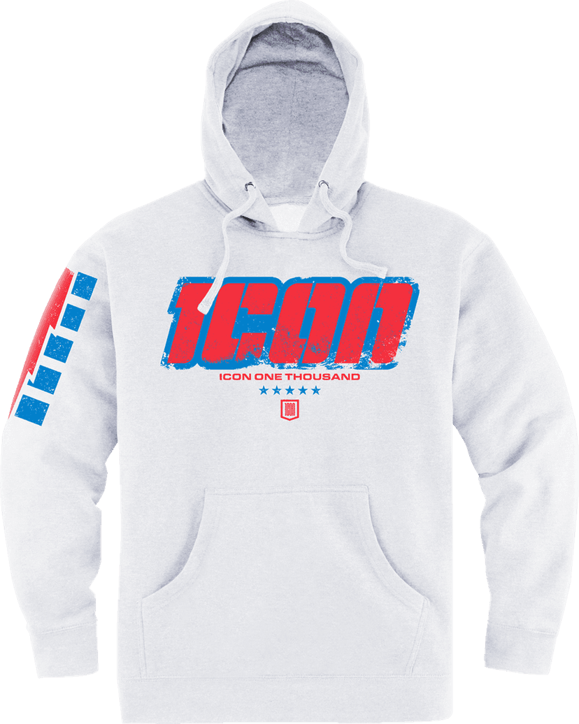 ICON 3050-6940 Intercept 84™ Hoodie - White - Large