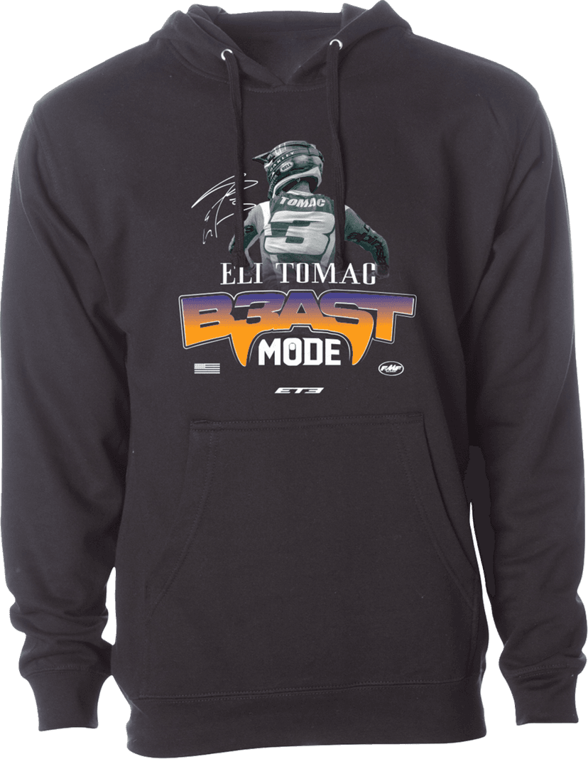 FMF 3050-7286 Beast Mode Hoodie - Black - XL