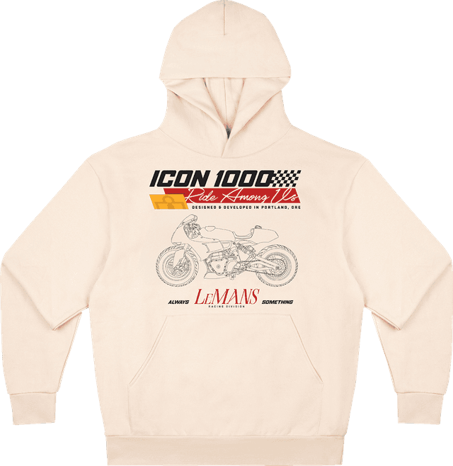 ICON 3050-7298 Always Something™ Hoodie - Ivory - 2XL