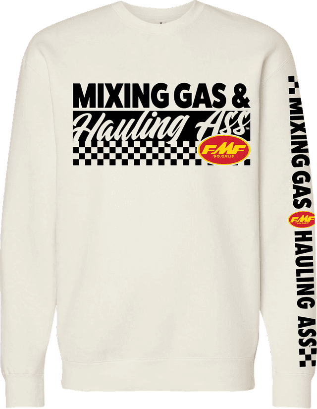 FMF 3050-7376 Mixin Crew Fleece - Bone - Large