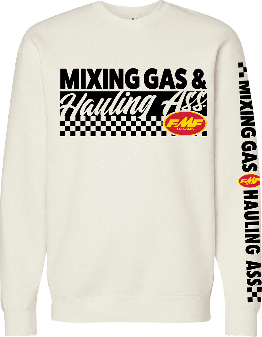 FMF 3050-7377 Mixin Crew Fleece - Bone - XL