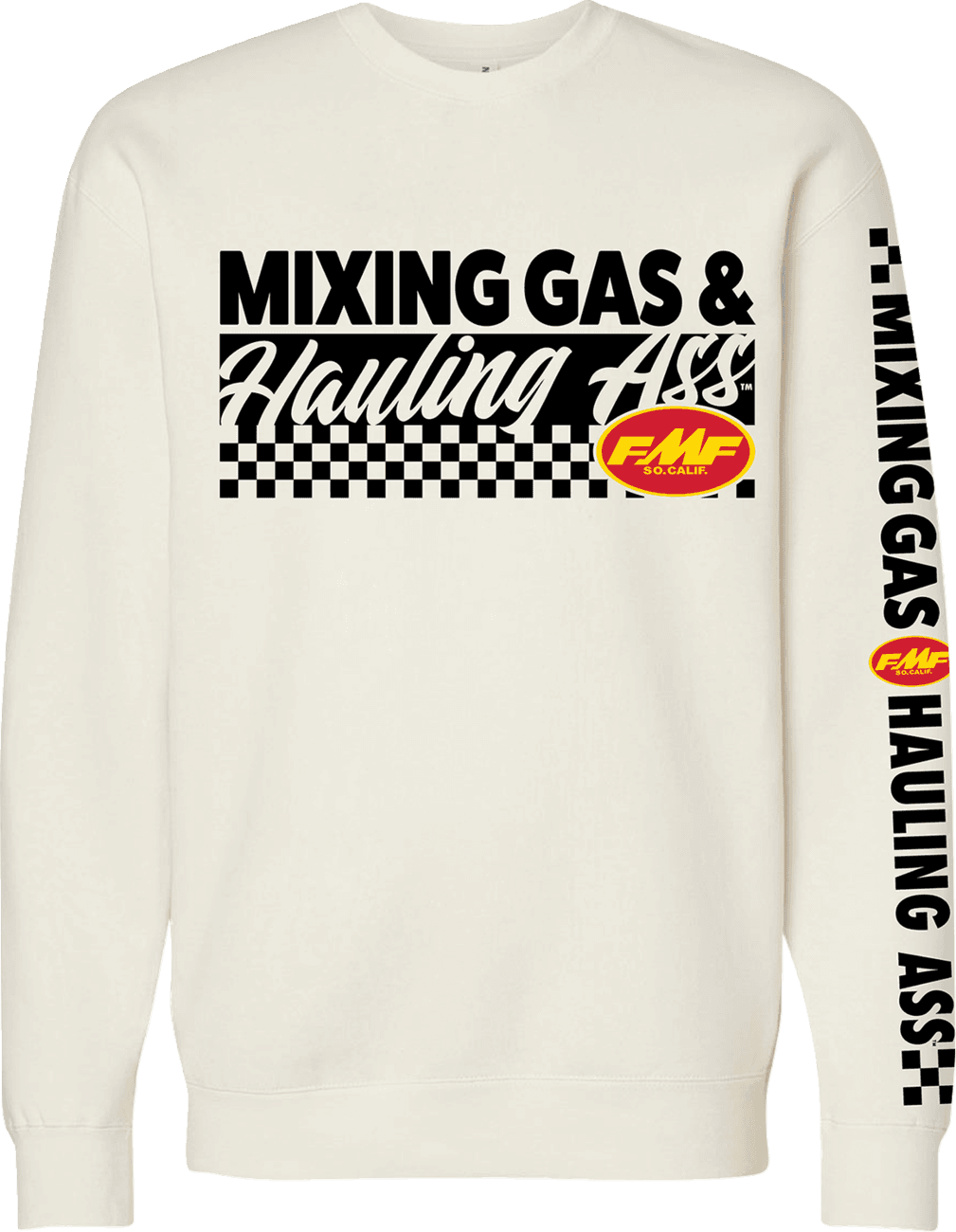 FMF 3050-7378 Mixin Crew Fleece - Bone - 2XL