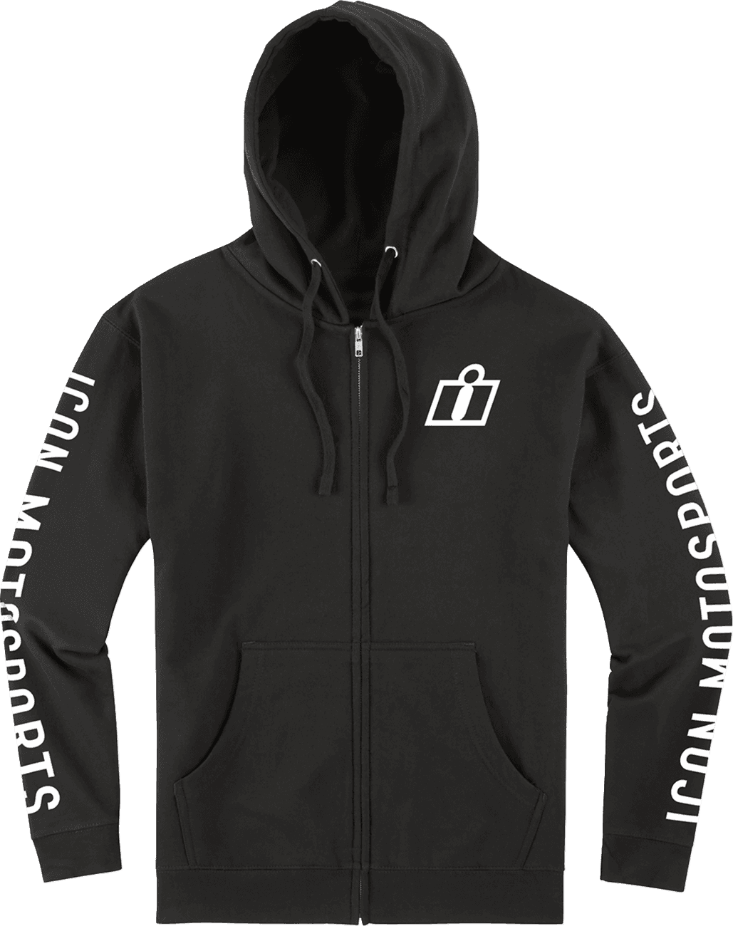 ICON 3050-7459 Clasicon™ Zip Hoodie - Black - Small