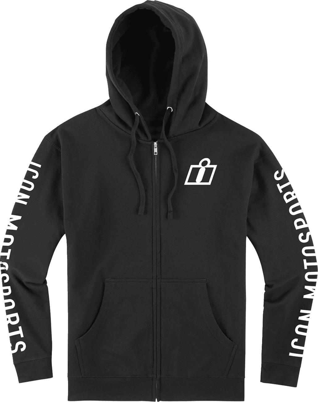 ICON 3050-7461 Clasicon™ Zip Hoodie - Black - Large