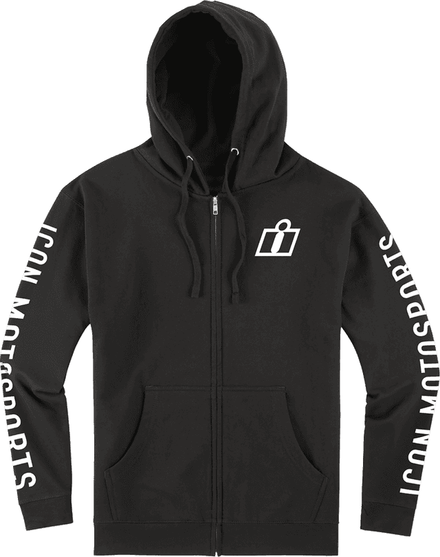 ICON 3050-7464 Clasicon™ Zip Hoodie - Black - 3XL