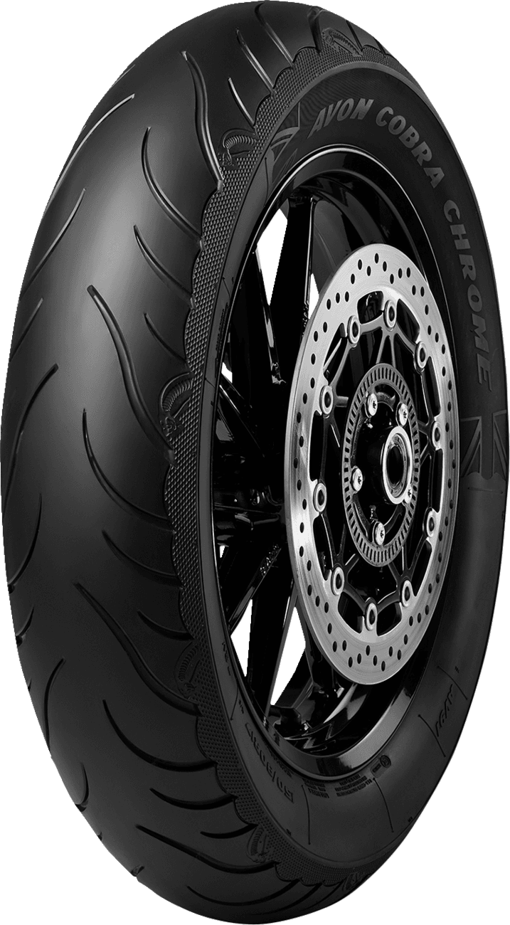 AVON 0305-1029 Tire - Cobra Chrome - Front - 180/50-21