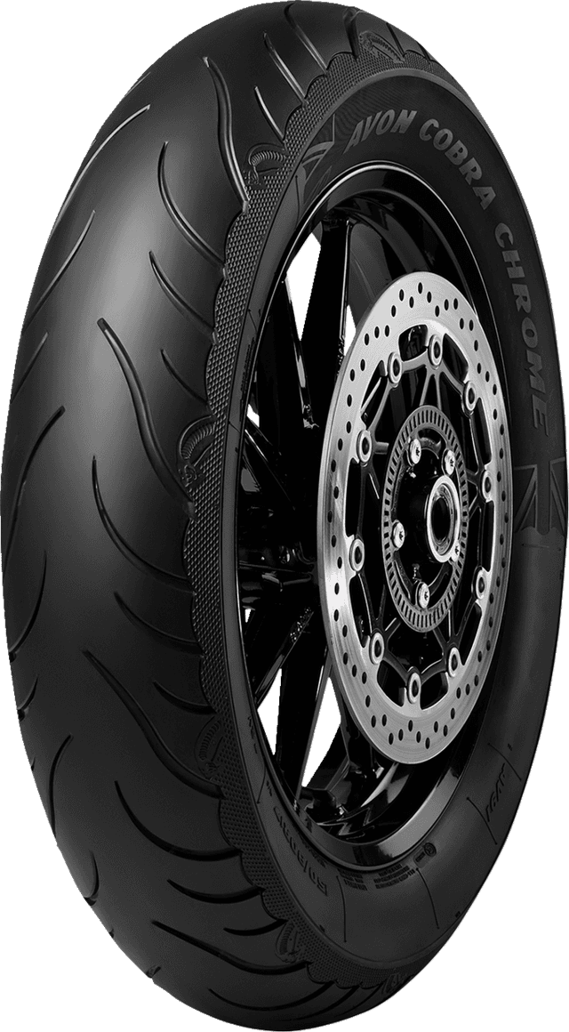 AVON 0305-1029 Tire - Cobra Chrome - Front - 180/50-21 — image 1 of 2