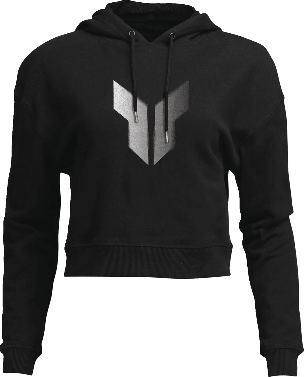 THOR 3051-1245 Women's Noise Pullover Crop Hoodie - Black - Small