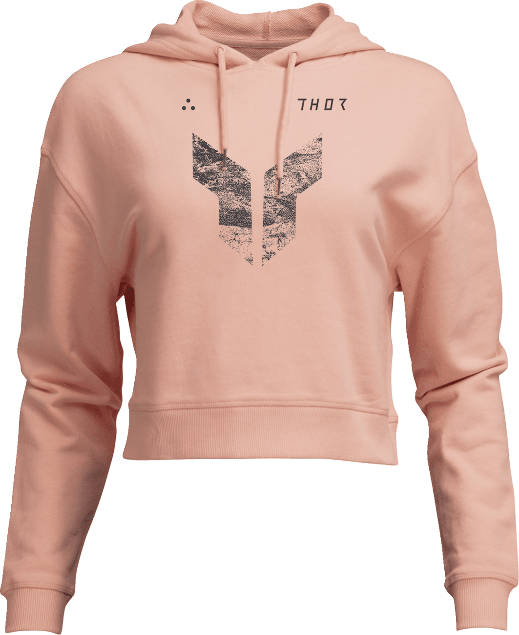 THOR 3051-1250 Women's Iconic Pullover Crop Hoodie - Pink - Medium