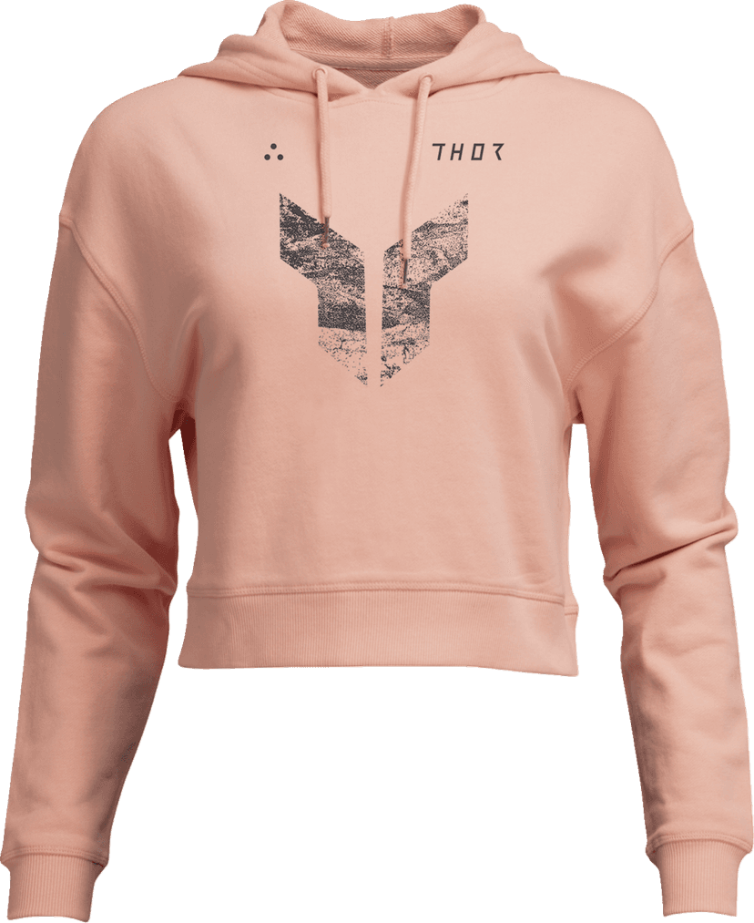 THOR 3051-1252 Women's Iconic Pullover Crop Hoodie - Pink - XL — image 1 of 3