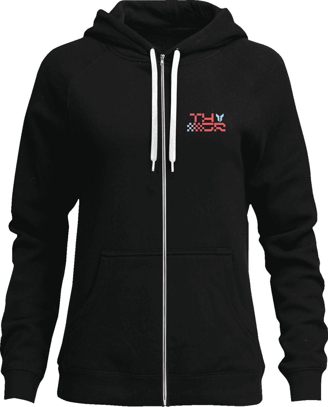 THOR 3051-1254 Women's Vantage Zip-Up Hoodie - Black - Medium