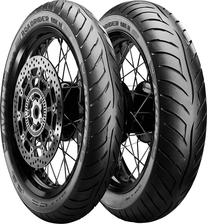 AVON 0306-0768 Tire - Roadrider MKII - Front/Rear - 110/80-18 - (58V) — image 1 of 6