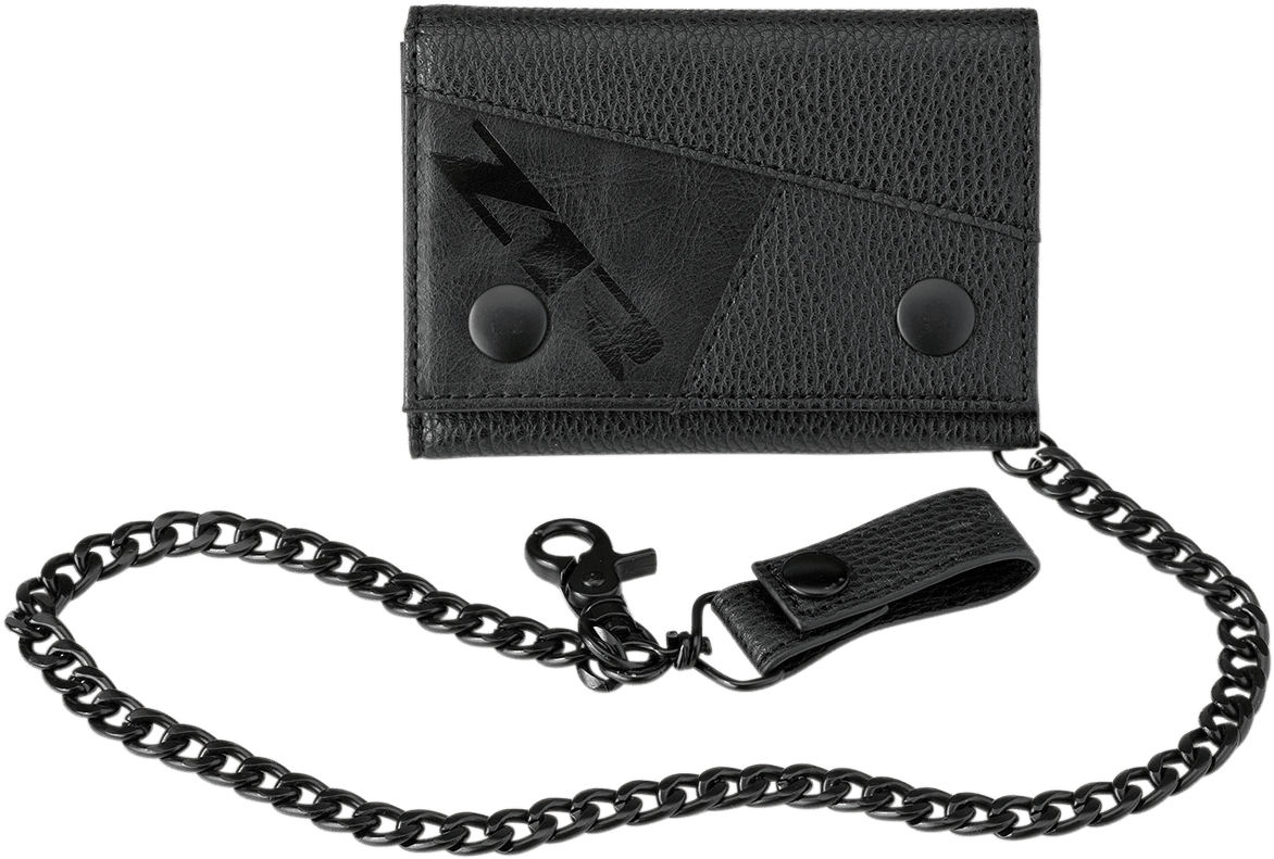 Z1R 3070-1118 Z1R Leather Wallet - Black - Regular