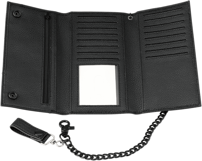 Z1R 3070-1119 Z1R Leather Wallet - Black - Long — image 2 of 2