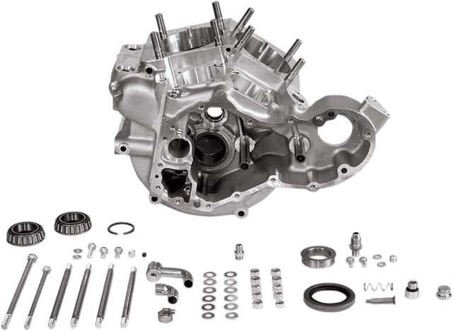 S&S CYCLE 31-0010 Engine Case - Super Stock® Generator Style - Stock Bore - Big Twin '65-'69