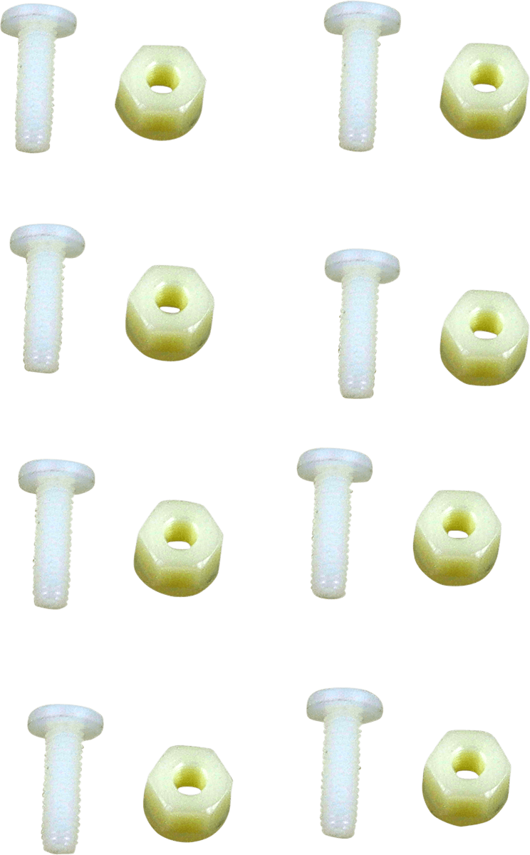 ZERO GRAVITY 32-130 Nylon Windscreen Fastener Set - White — image 1 of 2