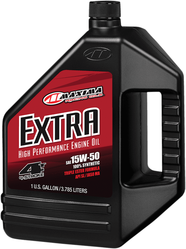MAXIMA RACING OIL 329128 Extra Synthetic 4T Oil - 15W-50 - 1 U.S. gal.