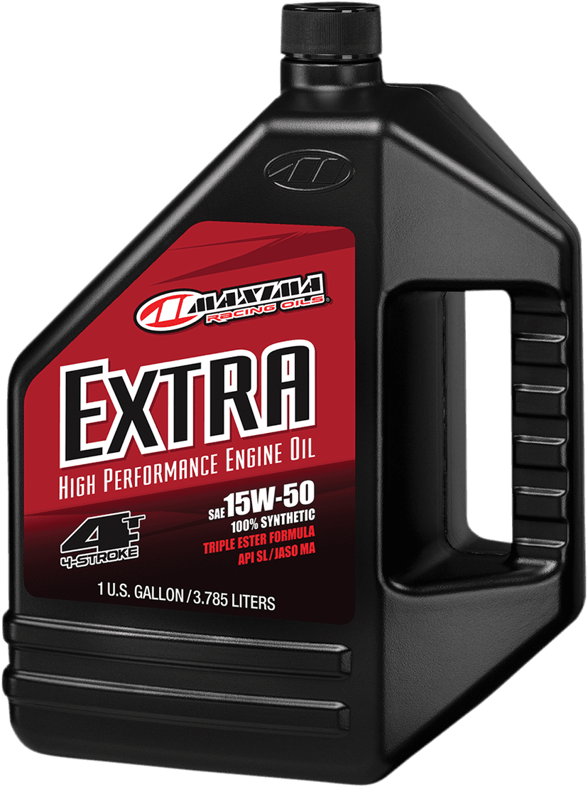 MAXIMA RACING OIL 329128 Extra Synthetic 4T Oil - 15W-50 - 1 U.S. gal.
