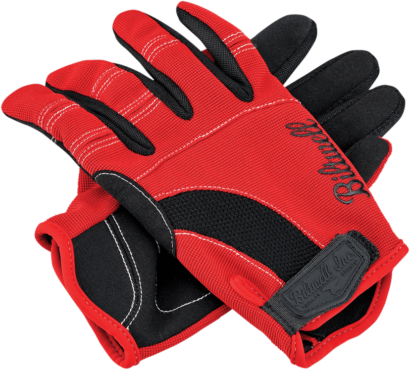 BILTWELL 3301-3315 Moto Gloves - Red/Black/White - 2XL — image 3 of 3