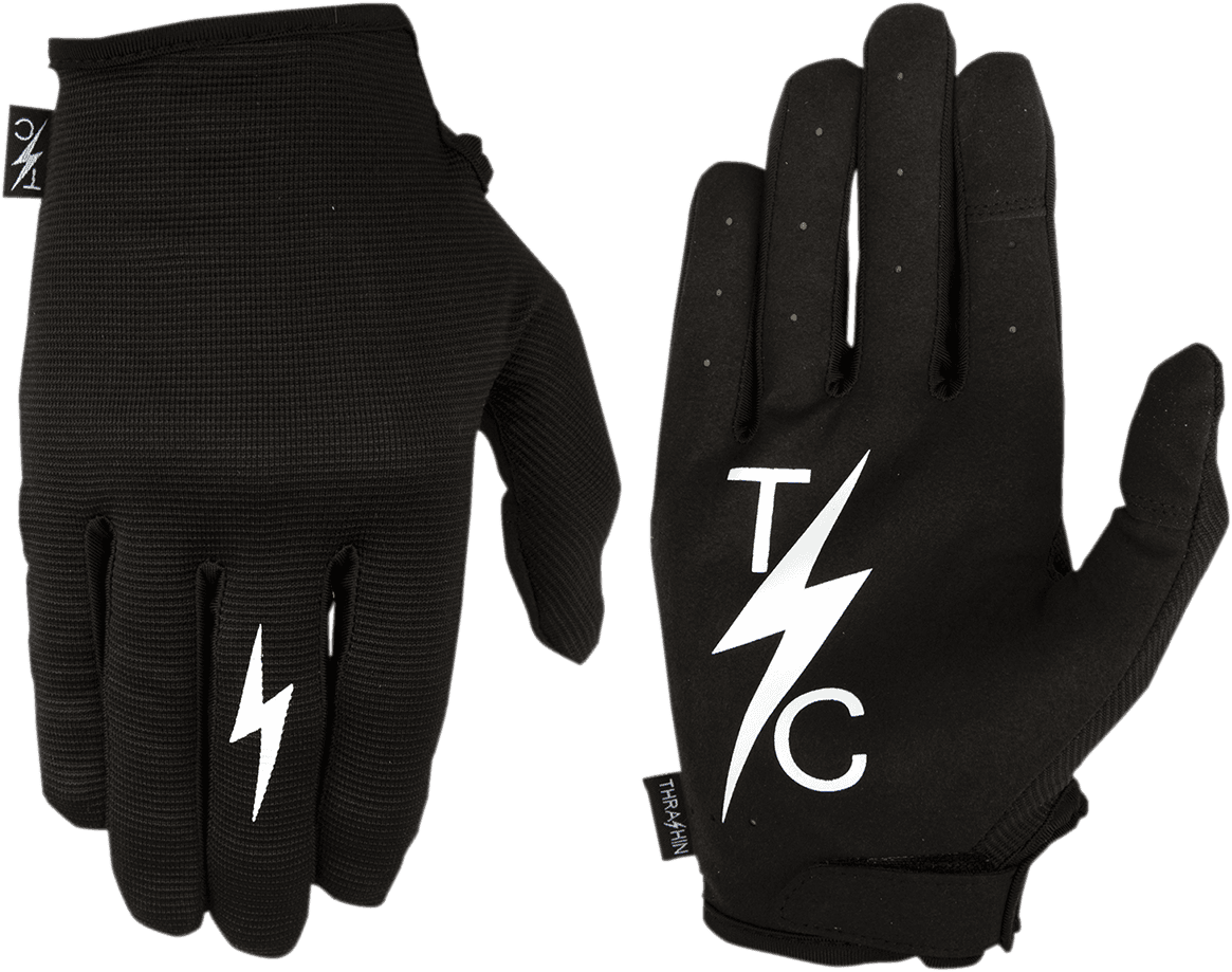 THRASHIN SUPPLY CO. 3301-3330 Stealth V2 Gloves - Black - Medium