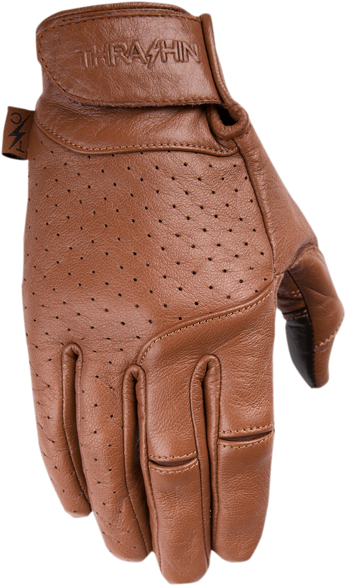 THRASHIN SUPPLY CO. 3301-3372 Siege Leather Gloves - Brown - XL