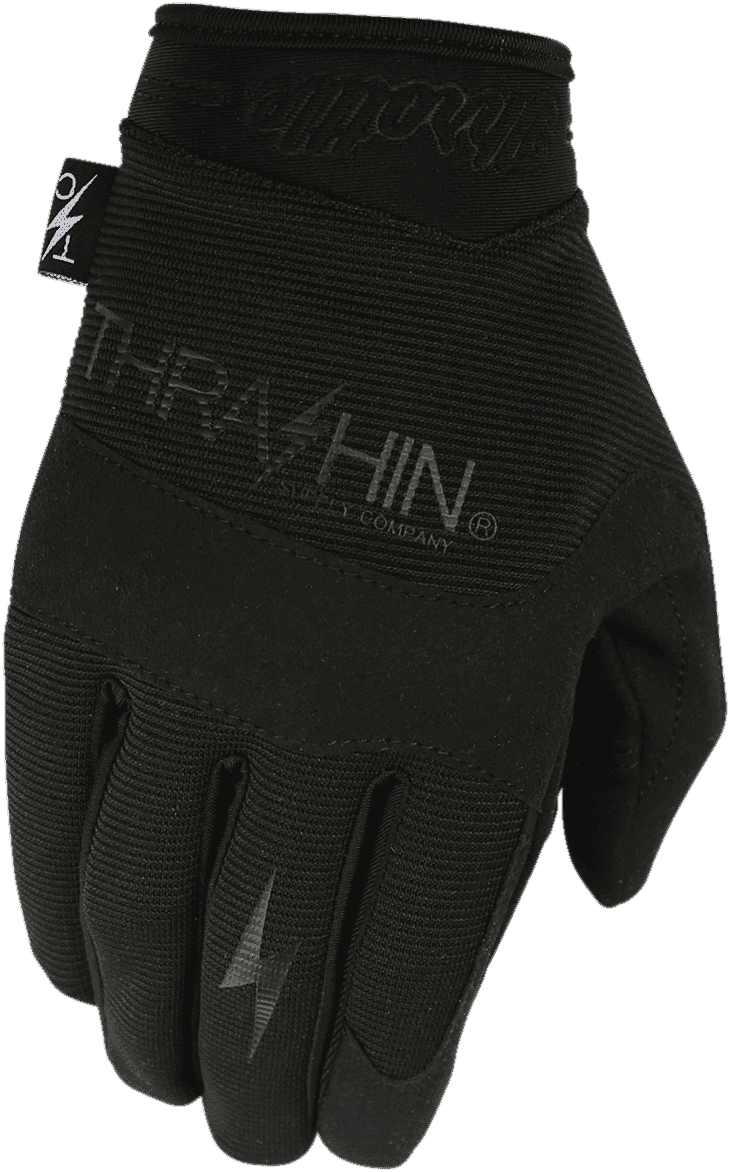 THRASHIN SUPPLY CO. 3301-3510 Covert Gloves - Black - Large