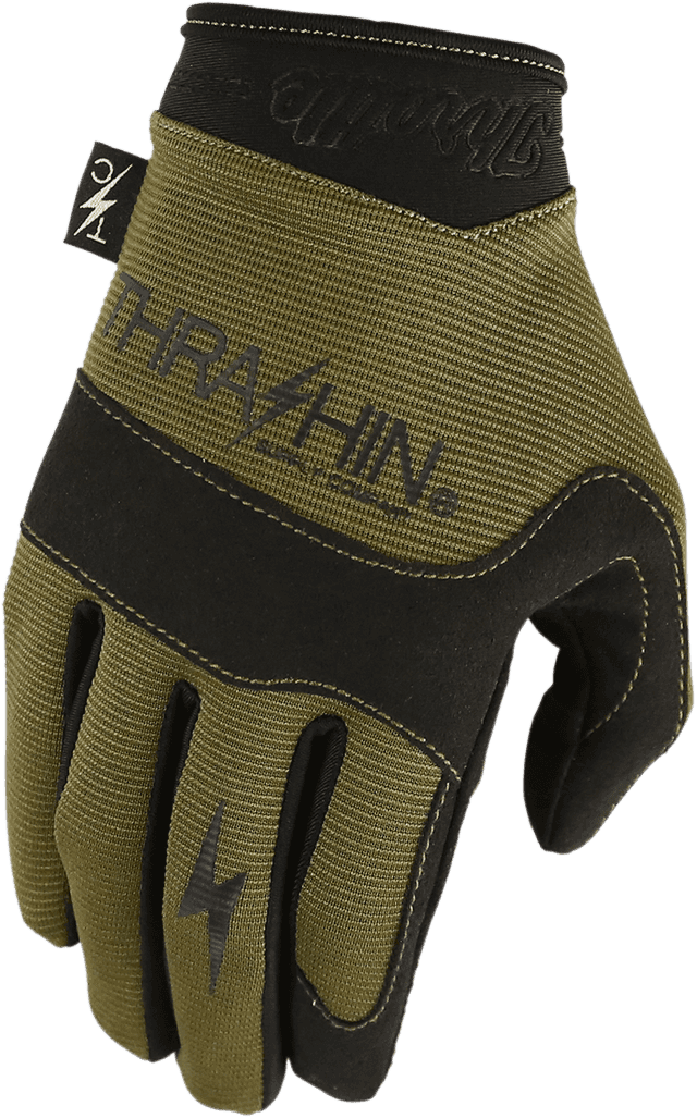 THRASHIN SUPPLY CO. 3301-3522 Covert Gloves - Tactical Green - 2XL — image 1 of 2