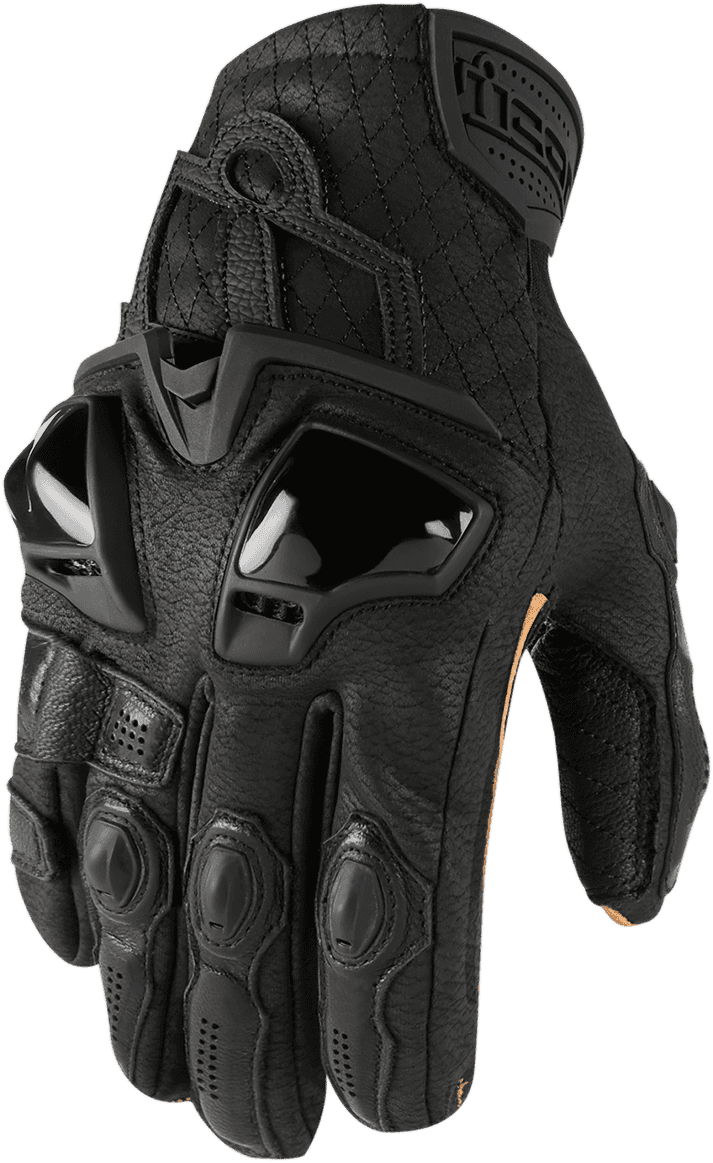 ICON 3301-3537 Hypersport™ Short Gloves - Black - 2XL