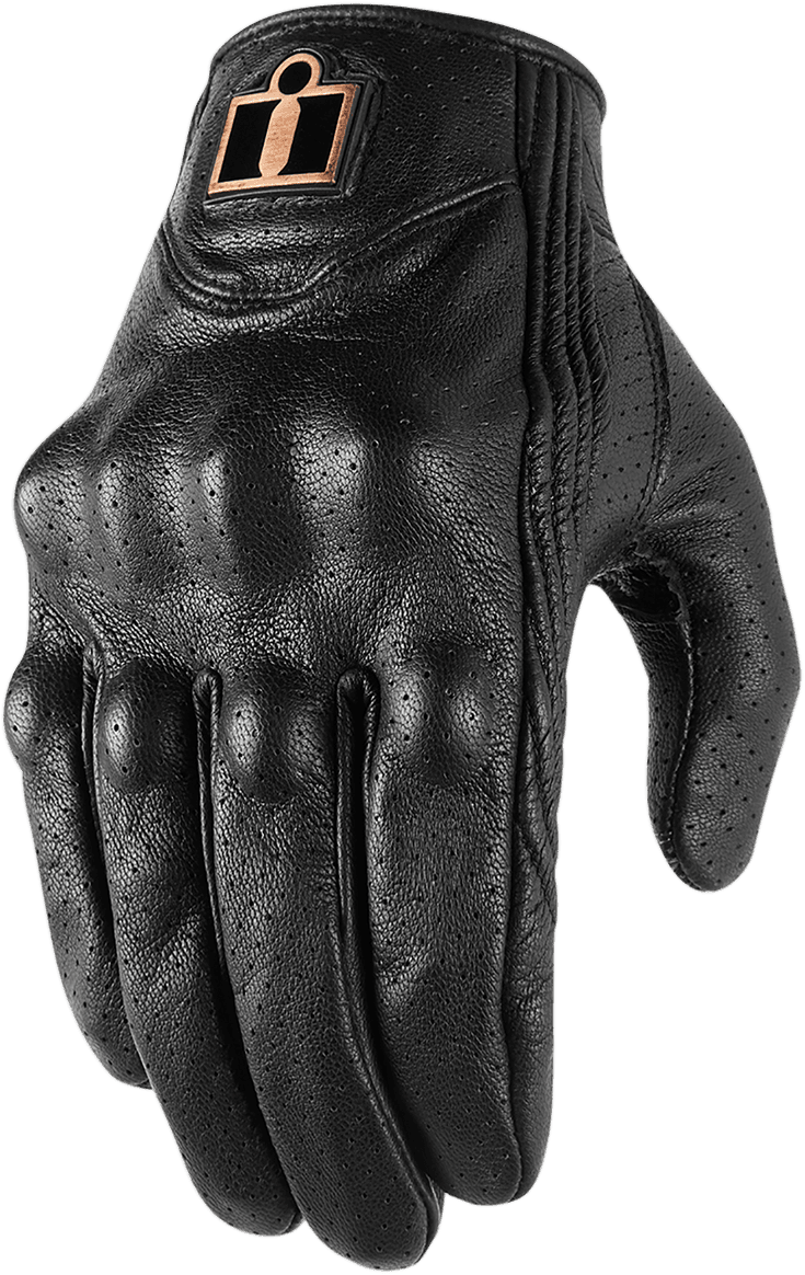 ICON 3301-3830 Pursuit Classic™ Perforated Gloves - Black - Small