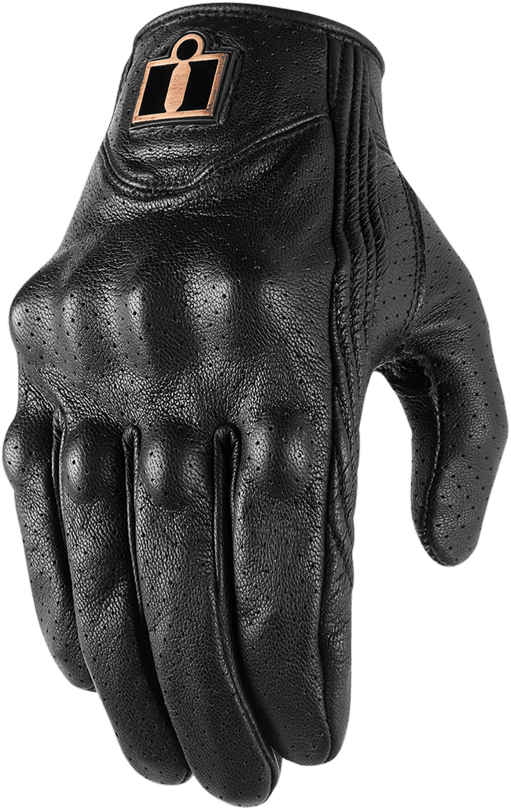 ICON 3301-3833 Pursuit Classic™ Perforated Gloves - Black - XL
