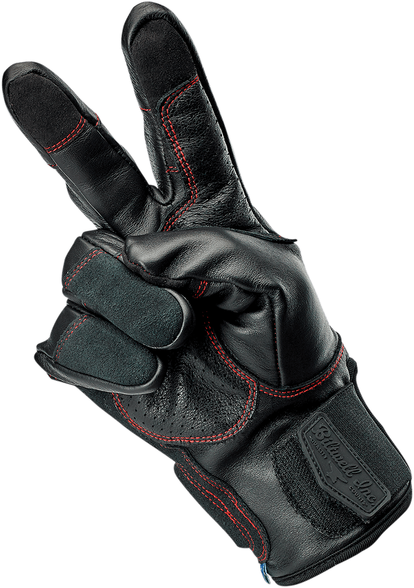 BILTWELL 3301-3900 Belden Gloves - Redline - Small — image 7 of 9