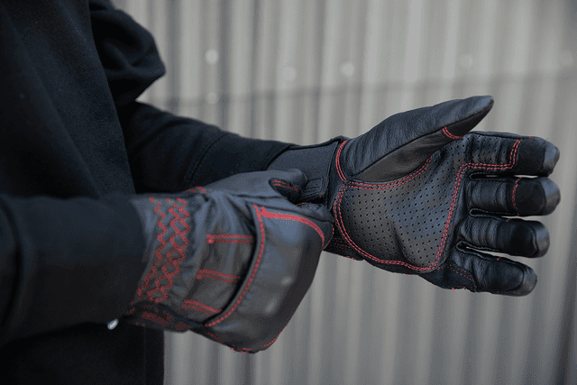 BILTWELL 3301-3903 Belden Gloves - Redline - XL — image 9 of 9