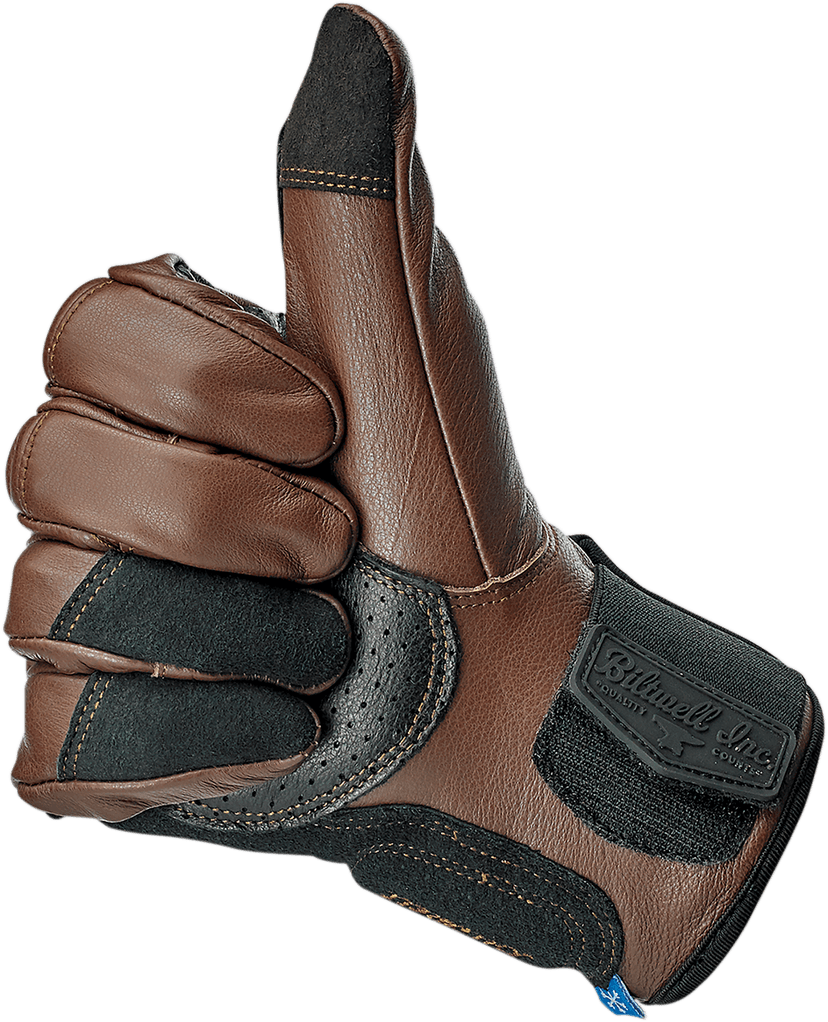 BILTWELL 3301-3905 Belden Gloves - Chocolate/Black - XS — image 6 of 11