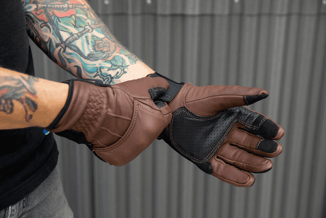 BILTWELL 3301-3910 Belden Gloves - Chocolate/Black - 2XL — image 11 of 11