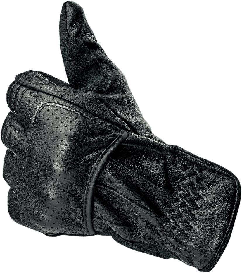 BILTWELL 3301-3917 Borrego Gloves - Black - XS — image 4 of 10