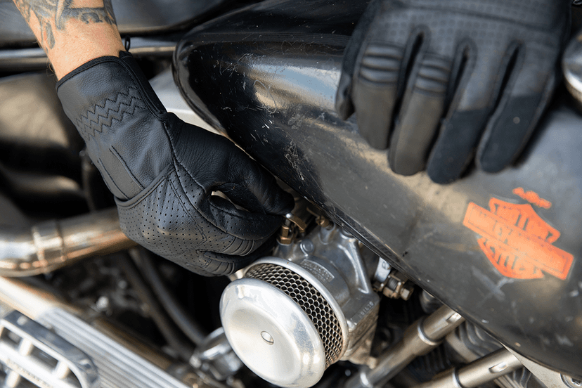 BILTWELL 3301-3917 Borrego Gloves - Black - XS — image 10 of 10
