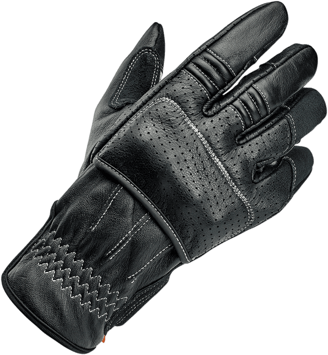 BILTWELL 3301-3924 Borrego Gloves - Black/Cement - Small — image 2 of 11