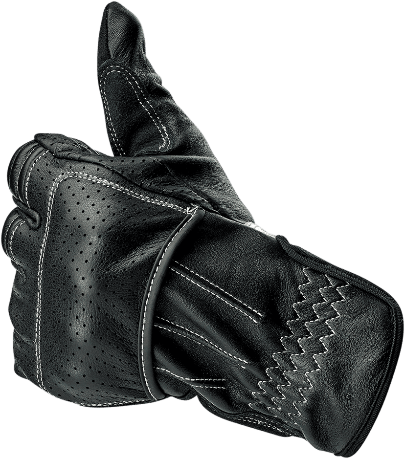 BILTWELL 3301-3928 Borrego Gloves - Black/Cement - 2XL — image 5 of 11