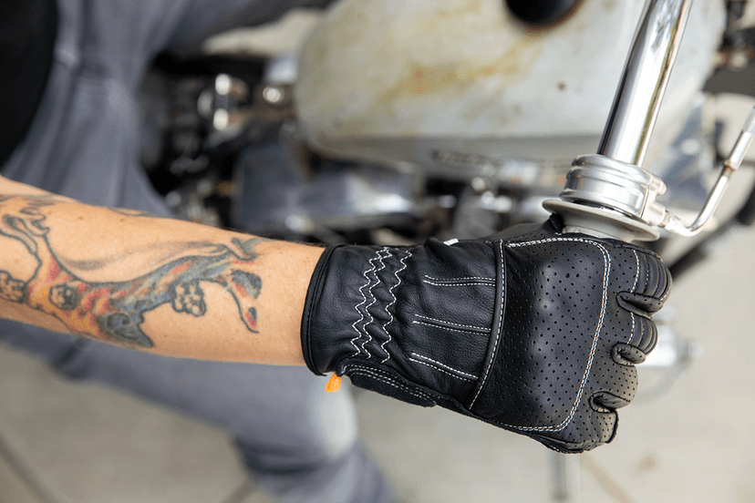 BILTWELL 3301-3928 Borrego Gloves - Black/Cement - 2XL — image 9 of 11