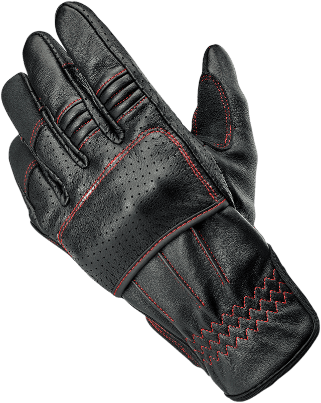 BILTWELL 3301-3929 Borrego Gloves - Redline - XS — image 1 of 11