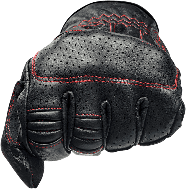 BILTWELL 3301-3930 Borrego Gloves - Redline - Small — image 4 of 11