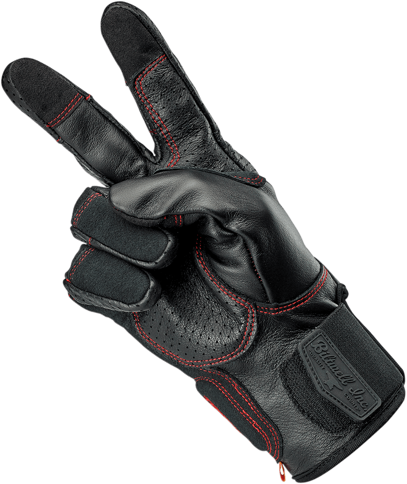 BILTWELL 3301-3934 Borrego Gloves - Redline - 2XL — image 7 of 11