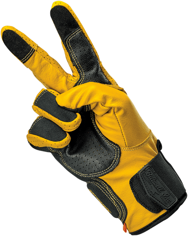 BILTWELL 3301-3951 Borrego Gloves - Gold/Black - XL — image 7 of 10