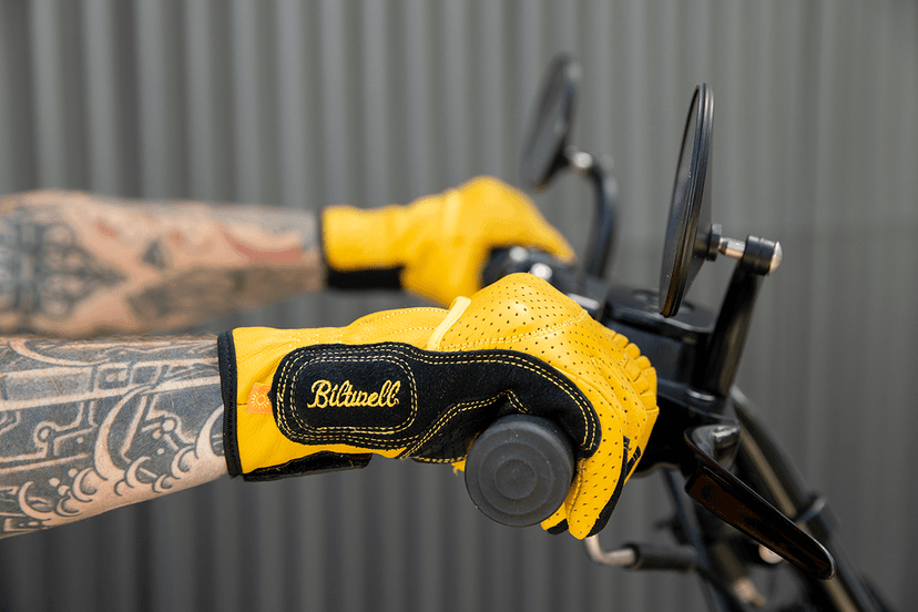 BILTWELL 3301-3952 Borrego Gloves - Gold/Black - 2XL — image 10 of 10