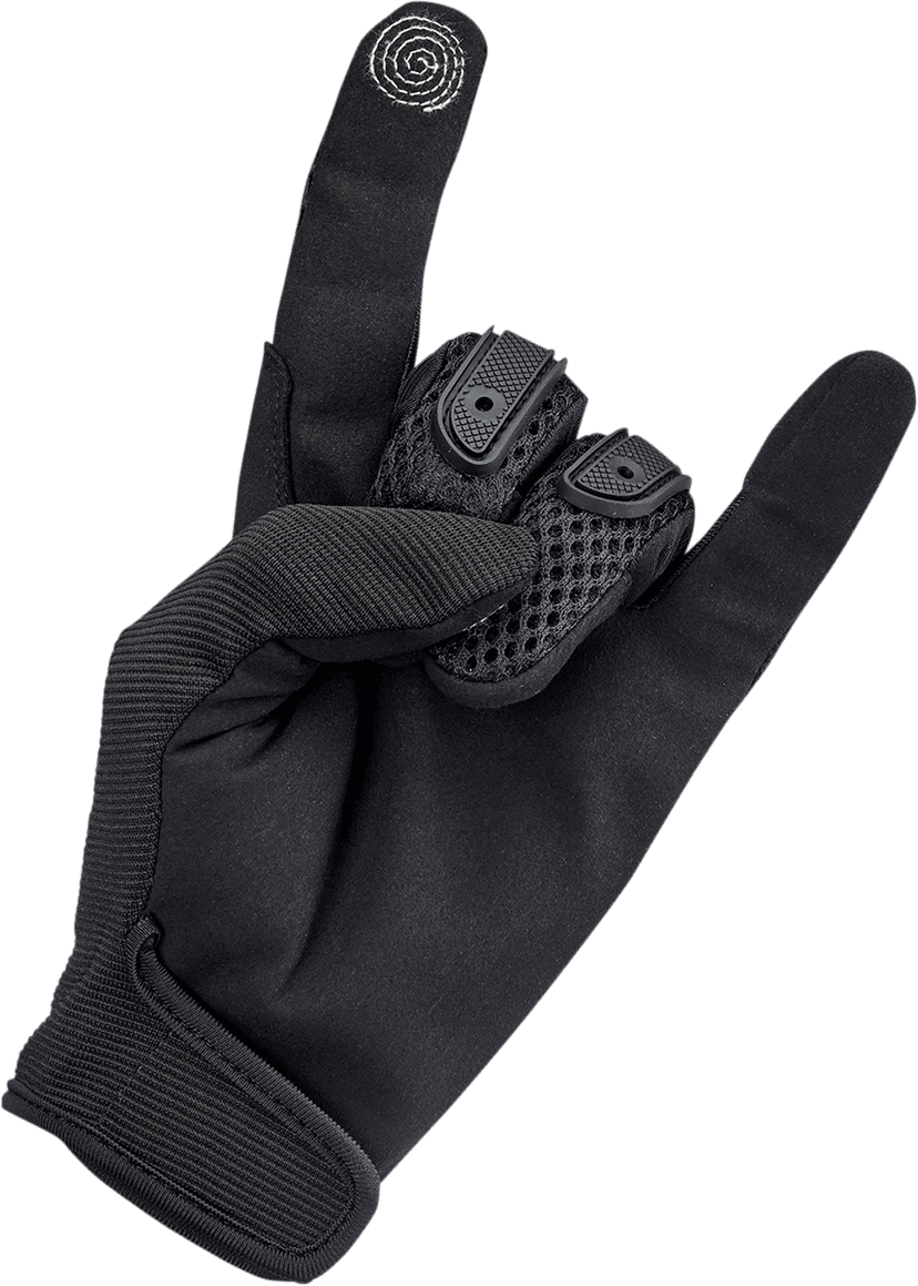 BILTWELL 3301-4161 Anza Gloves - Black Out - Medium — image 7 of 8