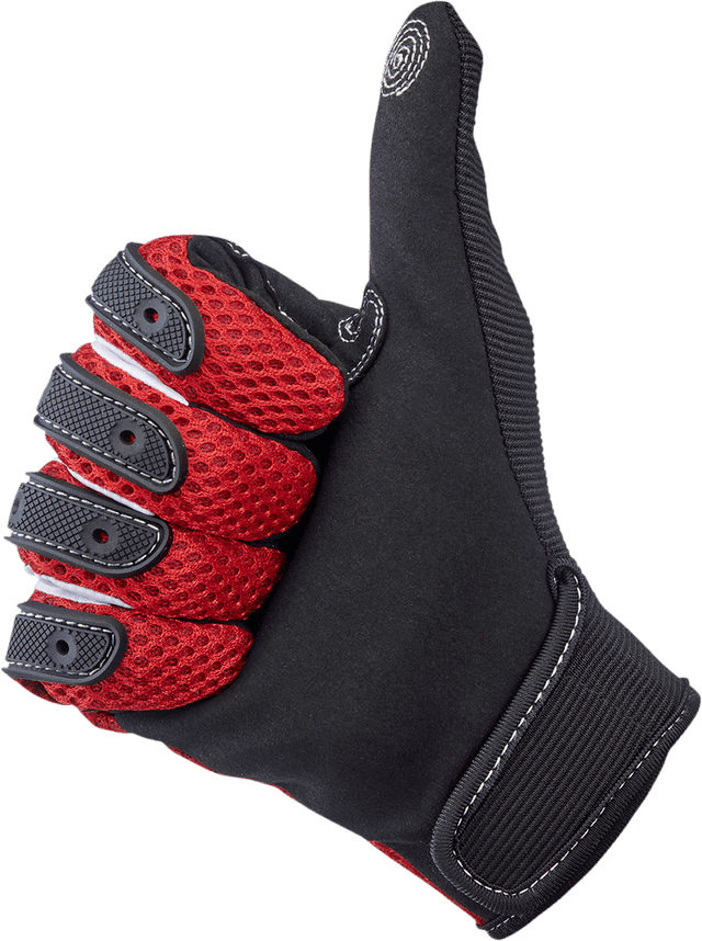 BILTWELL 3301-4166 Anza Gloves - Red - Small — image 4 of 7