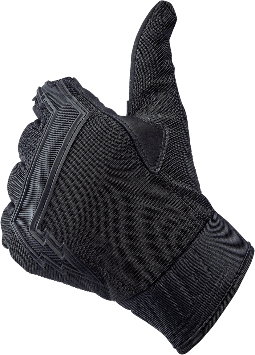 BILTWELL 3301-4183 Baja Gloves - Black Out - XS — image 4 of 8