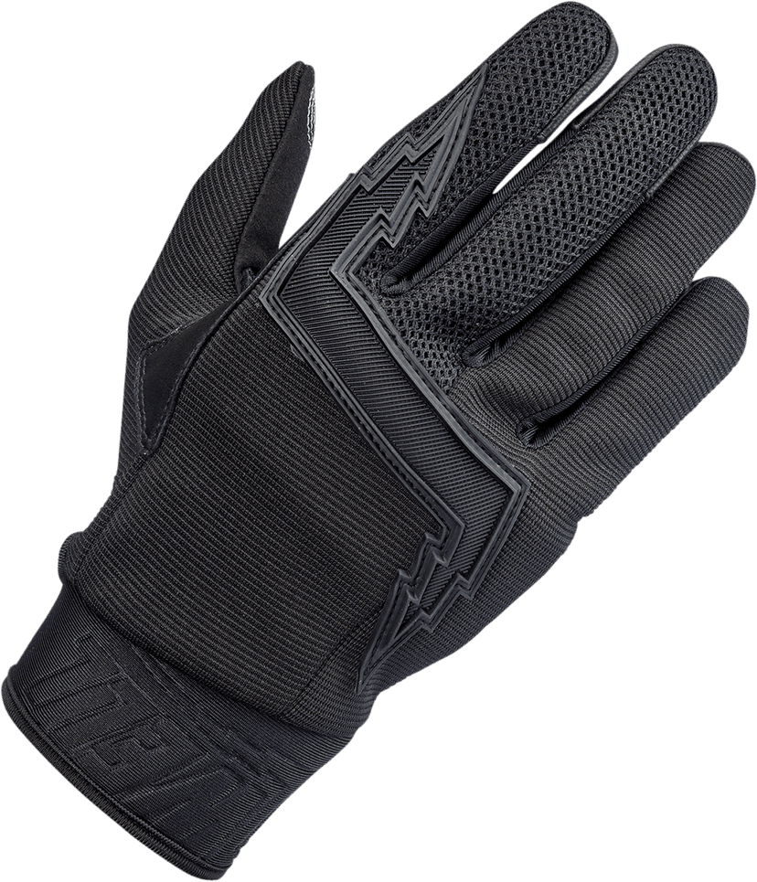 BILTWELL 3301-4183 Baja Gloves - Black Out - XS — image 1 of 8
